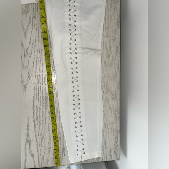 ALC Kingsley Pants White lace up western cowgirl trouser cowboy carter 8 - Picture 9 of 11